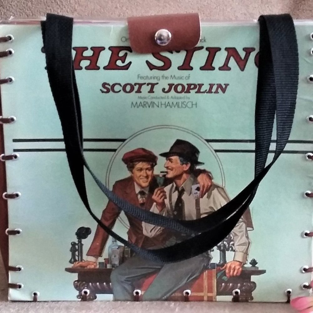 FUN Handcrafted Faux Leather All in One Tote Bag - Picture 2 of 7